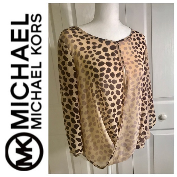 Michael Kors Tops - MICHAEL KORS Gorgeous Cheetah Print Top